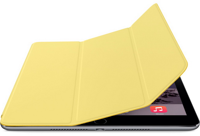 Apple iPad Air Smart Cover (MGXN2ZM/A) - чехол для iPad Air (Yellow) купить в интернет-магазине icover