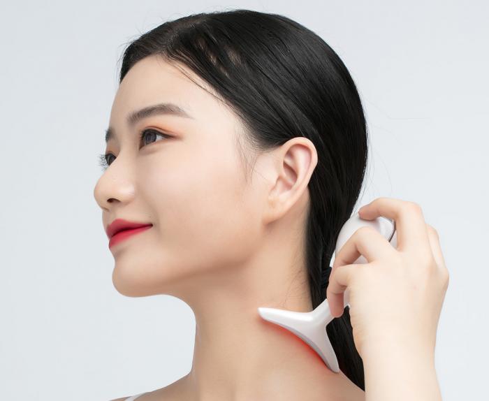 Ультразвуковой массажер Xiaomi WellSkins Sonic Color Light Neck WX-MJ100 (White) купить в интернет-магазине icover