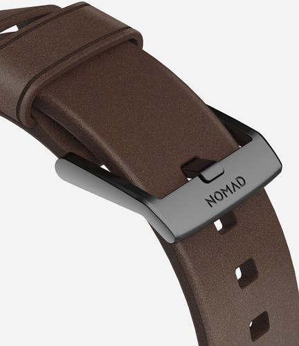 Ремешок Nomad Modern Strap (NM1A3RBM00) для Apple Watch Series SE/6/2/3/4 38/40 mm (Brown/Black) купить в интернет-магазине icover