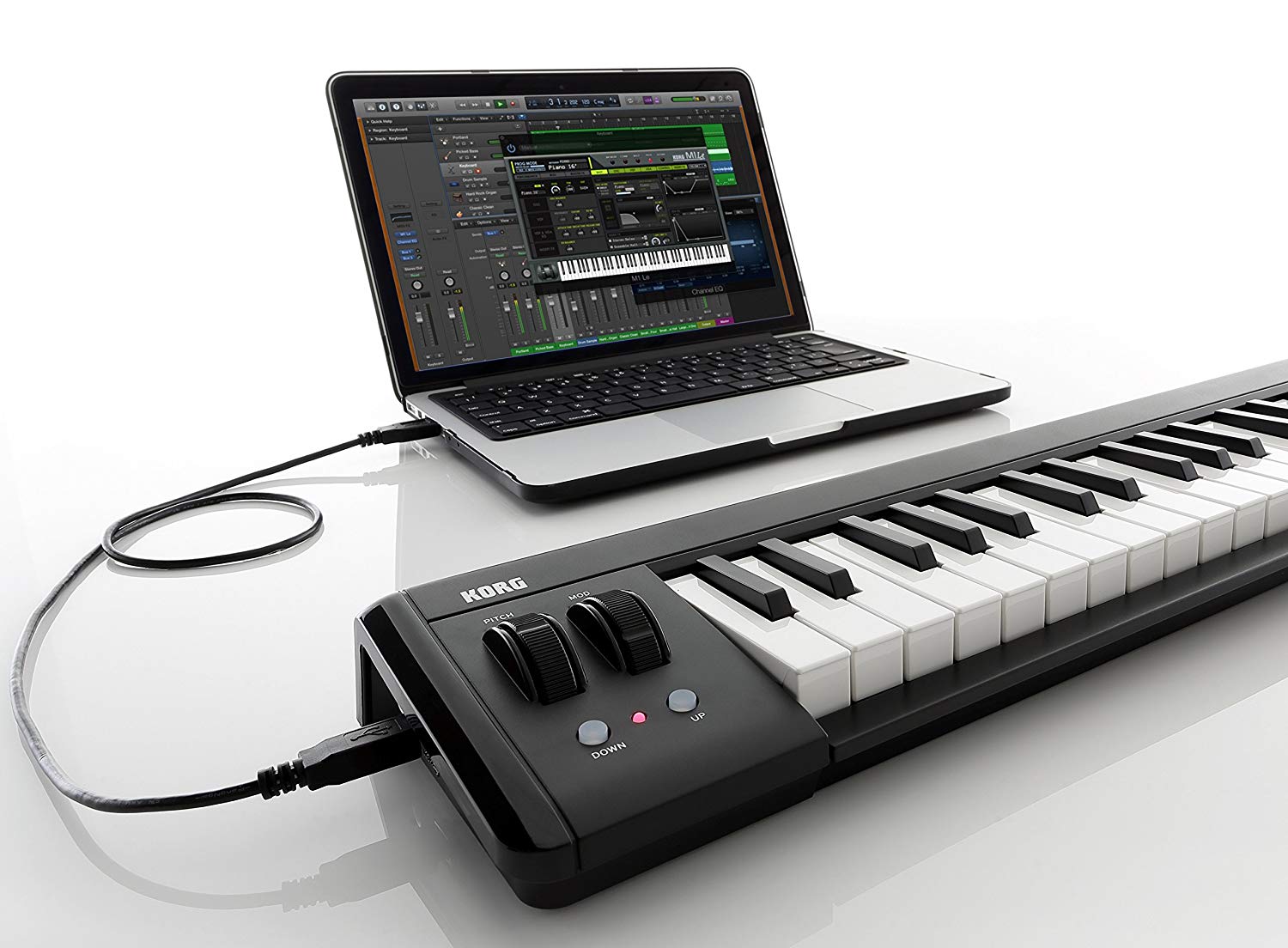 MIDI-клавиатура Korg Microkey2 61 Air (Black) купить в интернет-магазине icover