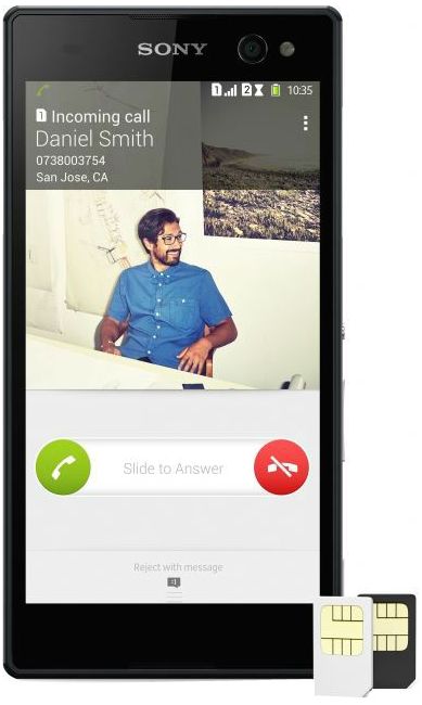 Смартфон Sony Xperia C3 Dual (Black) купить в интернет-магазине icover
