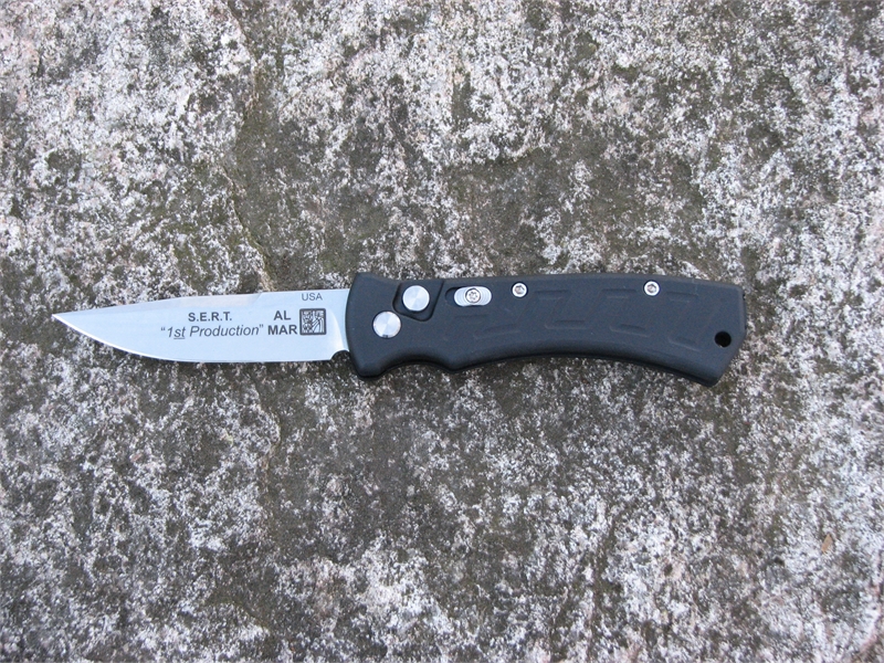 Al Mar S.E.R.T. Automatic Knife (AL/SERT) - складной нож (Black) купить в интернет-магазине icover