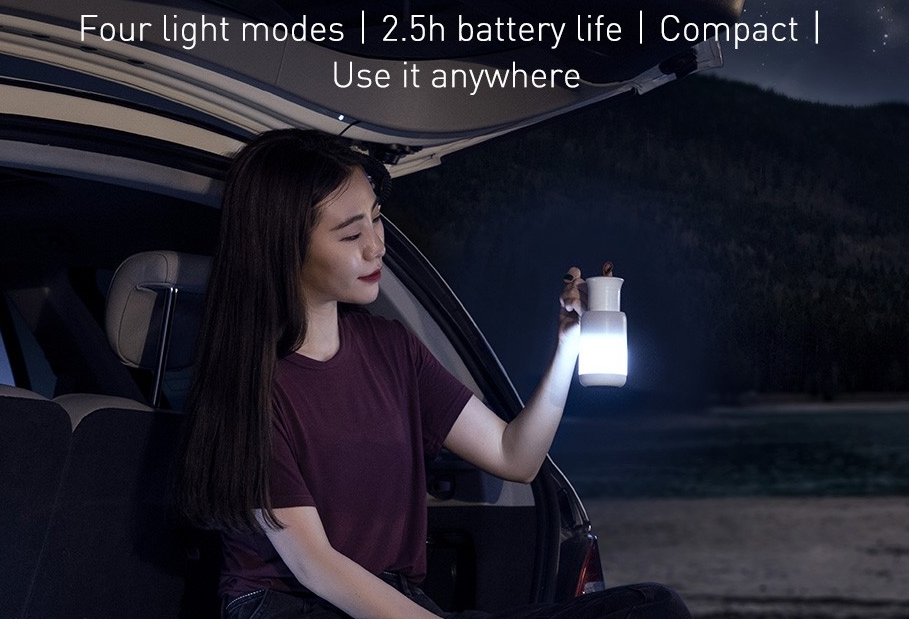 Портативная лампа Baseus Starlight Night Car Emergency Light CRYJD01-A02 (White) купить в интернет-магазине icover