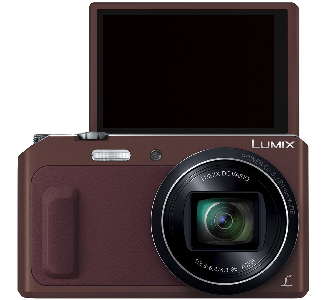 Panasonic Lumix (DMC-TZ57EE-T) - цифровой фотоаппарат (Brown) купить в интернет-магазине icover