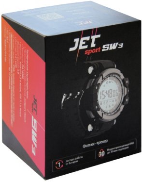 Спортивные часы Jet Sport SW-3 (Black) купить в интернет-магазине icover