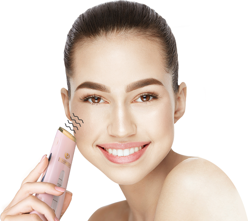 Аппарат для ультразвуковой чистки лица US Medica Sapphire (Pink) купить в интернет-магазине icover