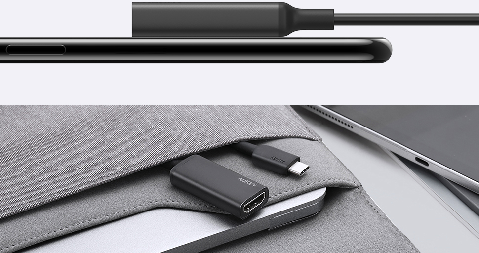 Переходник Aukey CB-A29 USB-C to HDMI-F 2.0 (Black) купить в интернет-магазине icover