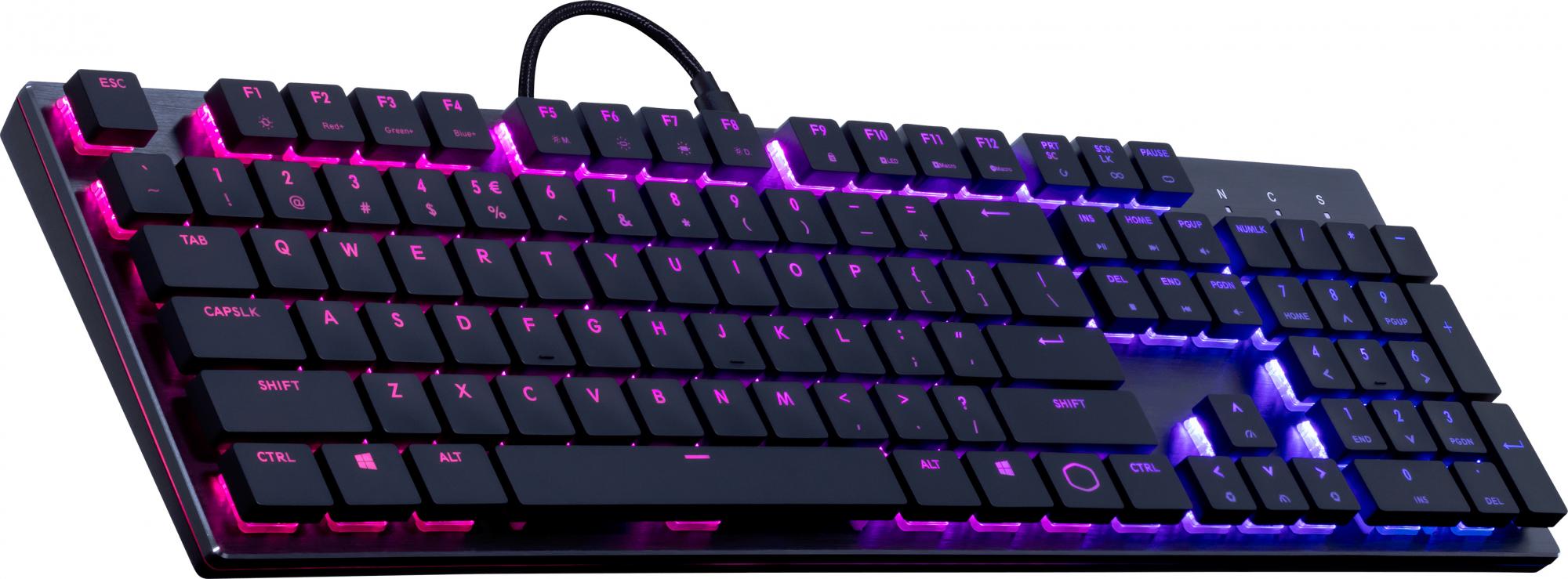 

Игровая клавиатура Cooler Master Low Profile SK-650 (SK-650-GKLR1-RU)