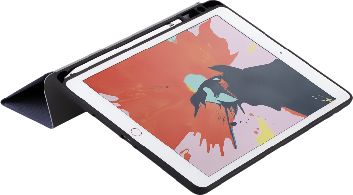 Чехол-книжка Momax Flip with Apple Pencil Holder для iPad 10.2 (Blue) купить в интернет-магазине icover