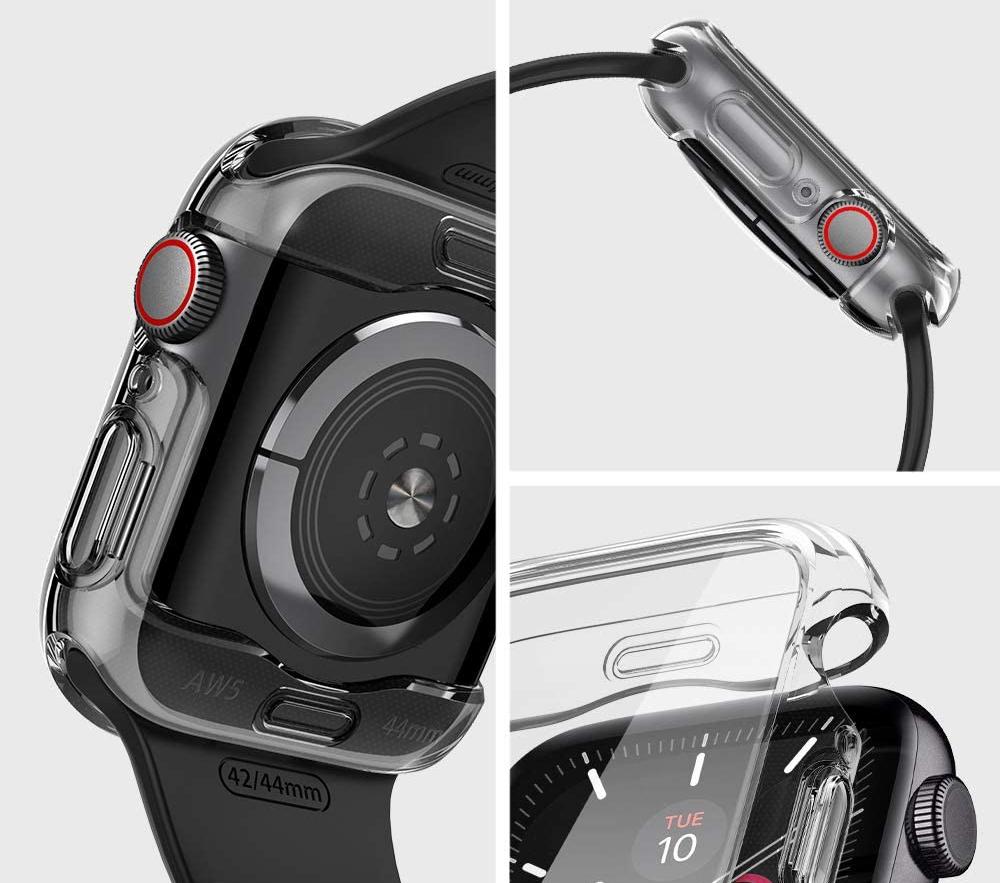 Чехол Spigen Ultra Hybrid (ACS00428) для Apple Watch Series SE/6/4/5 44mm (Clear) купить в интернет-магазине icover
