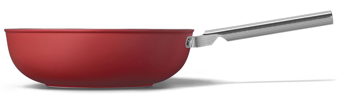 Сковорода Wok Smeg CKFW3001RDM (Red) купить в интернет-магазине icover