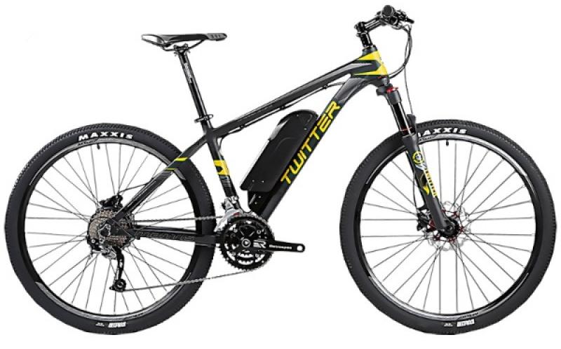 Электровелосипед Twitter MANTIS-E1 15.5 (Black/Yellow) купить в интернет-магазине icover