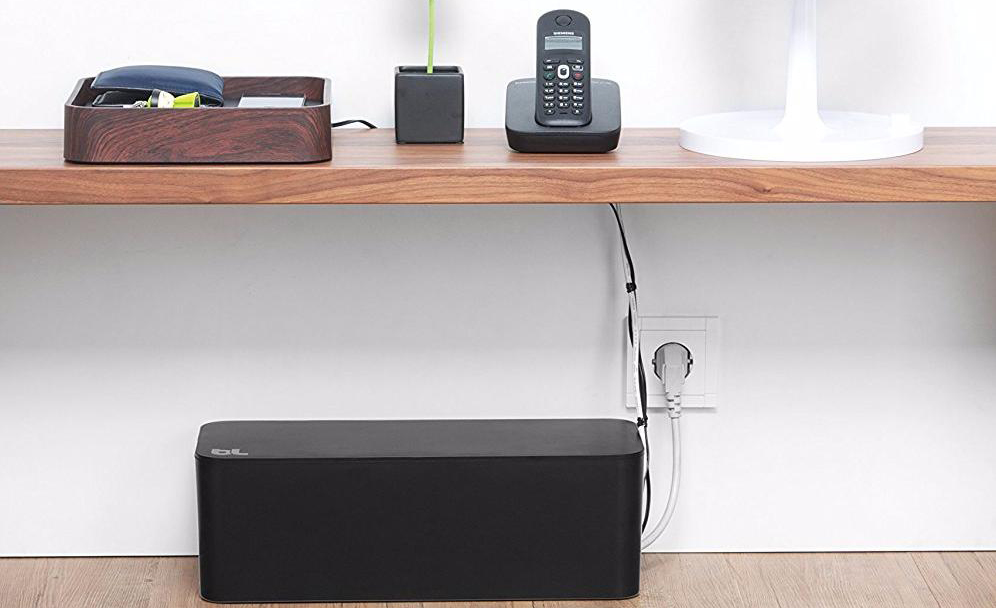 Органайзер для проводов Bluelounge CableBox BLUCB-01-BL (Black) купить в интернет-магазине icover