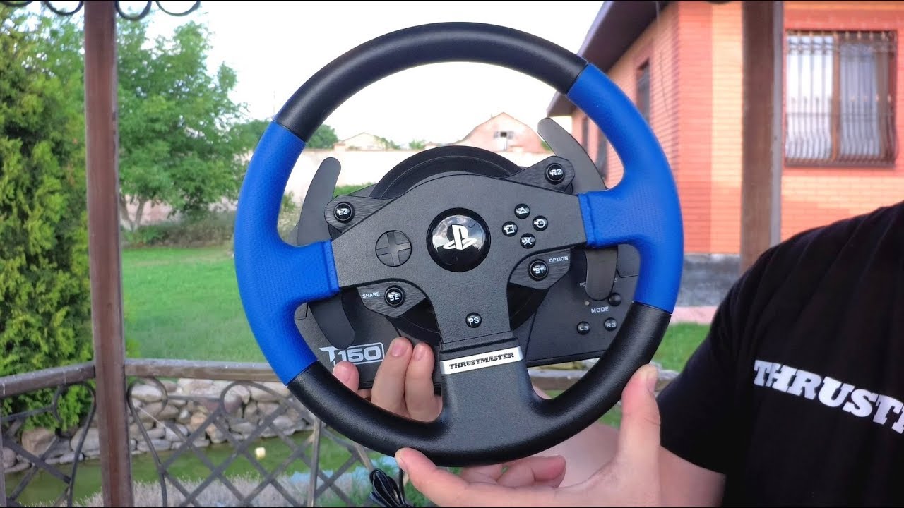 Руль Thrustmaster T150 Force Feedback (3362934109738) для PS3/PS4/PC (Black) купить в интернет-магазине icover