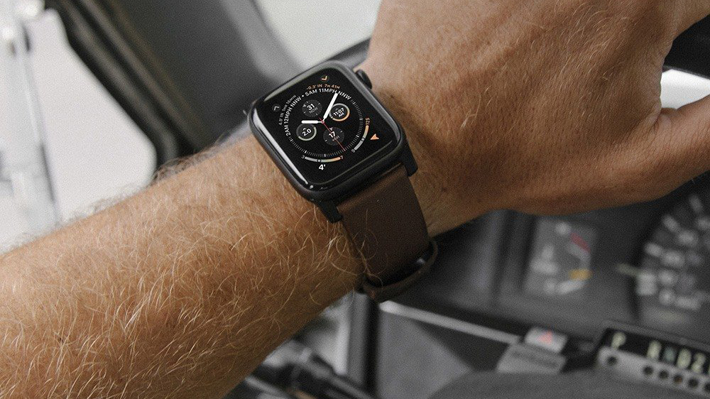Ремешок Nomad Active Strap Pro (NM1A4MSNW0) для Apple Watch 42/44 mm (Brown/Silver) купить в интернет-магазине icover
