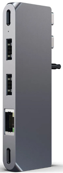 USB-концентратор Satechi USB-C Pro Hub Mini ST-UCPHMIM для MacBook Pro 2021 (Space Grey) купить в интернет-магазине icover