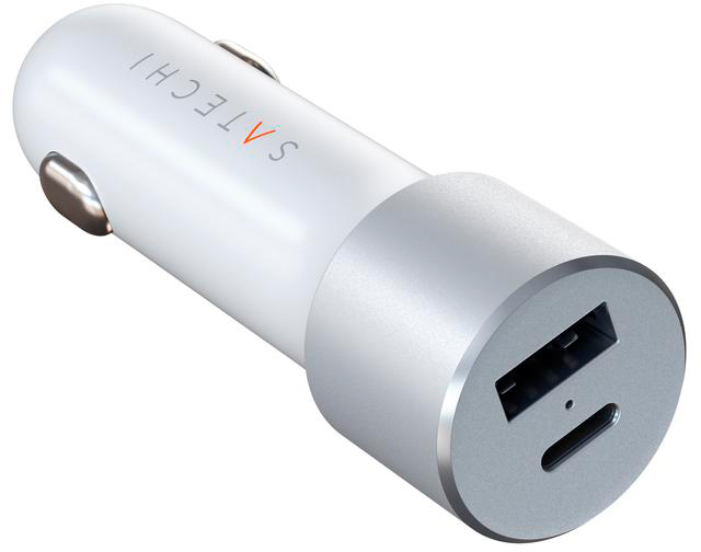Автомобильное зарядное устройство Satechi 72W Type-C PD ST-TCPDCCS (Silver) купить в интернет-магазине icover