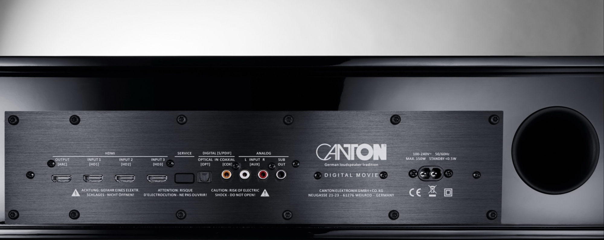 Canton DM 90.3 - саундбар (Black) купить в интернет-магазине icover