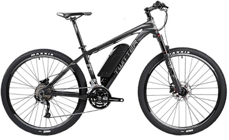 Электровелосипед Twitter MANTIS-E1 15.5 (Black/Grey) купить в интернет-магазине icover