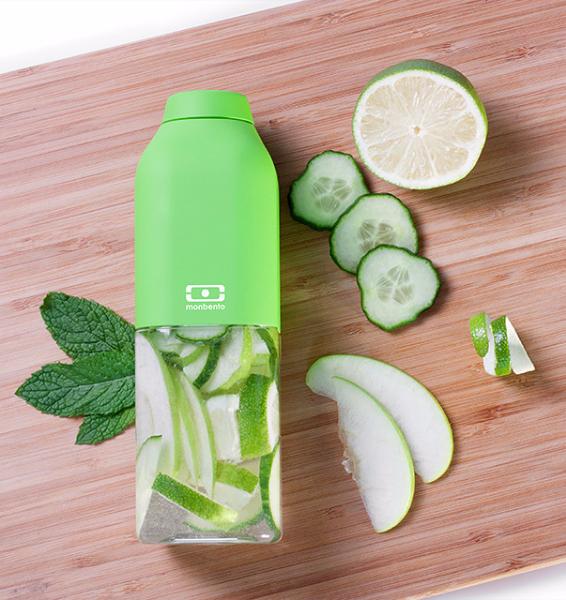 Monbento Positive 0,33 л - многоразовая бутылка (Light green) купить в интернет-магазине icover