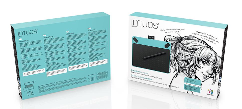 Wacom Intuos Draw Small (CTL-490DB-N) - графический планшет (Blue) купить в интернет-магазине icover