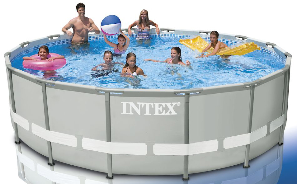 Intex Ultra Frame Pool (C28324) - каркасный бассейн 488х122см (Grey) купить в интернет-магазине icover