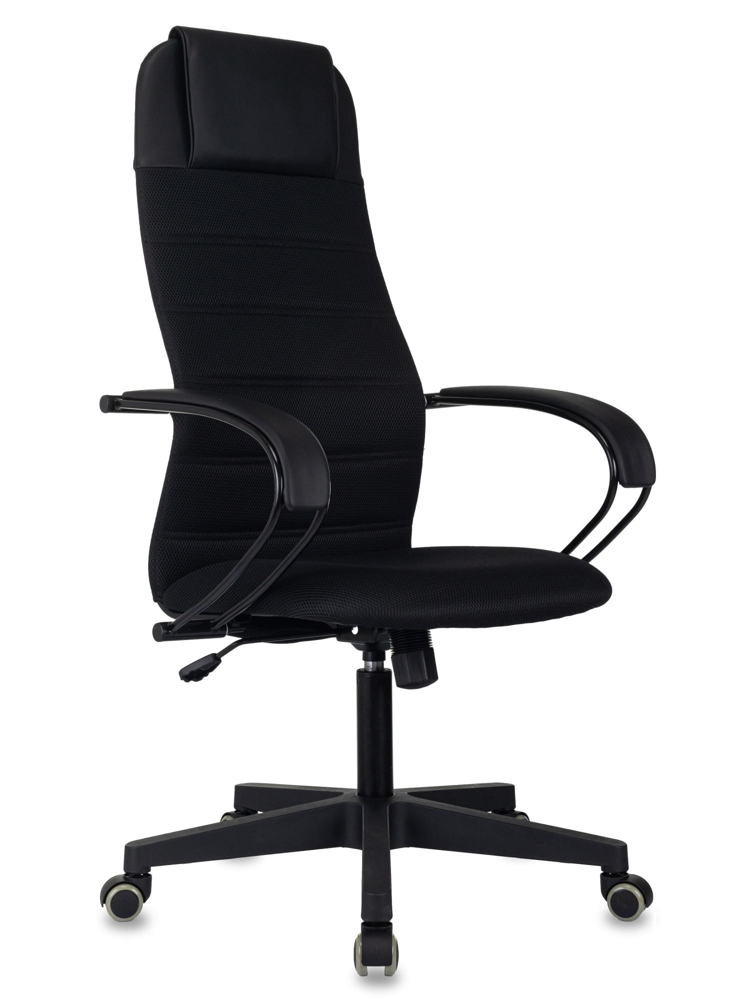 Кресло руководителя Бюрократ CH-NOVA TW ткань/экокожа/пластик (Black) купить в интернет-магазине icover