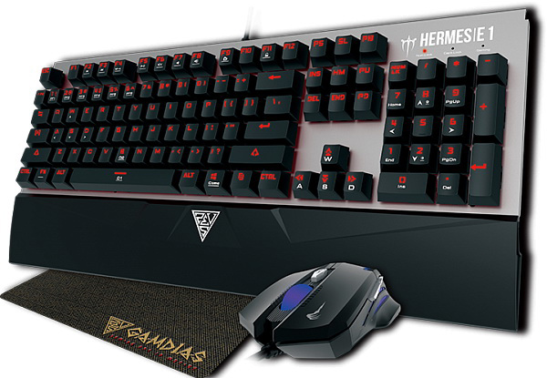 Игровой комплект Gamdias Hermes E1 Black GM-GKHE1 (Black) купить в интернет-магазине icover