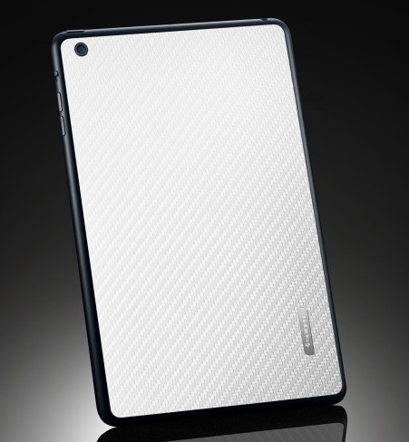 SGP Skin Guard Set (SGP10067) - защитный скин для iPad Mini (Carbon White) купить в интернет-магазине icover