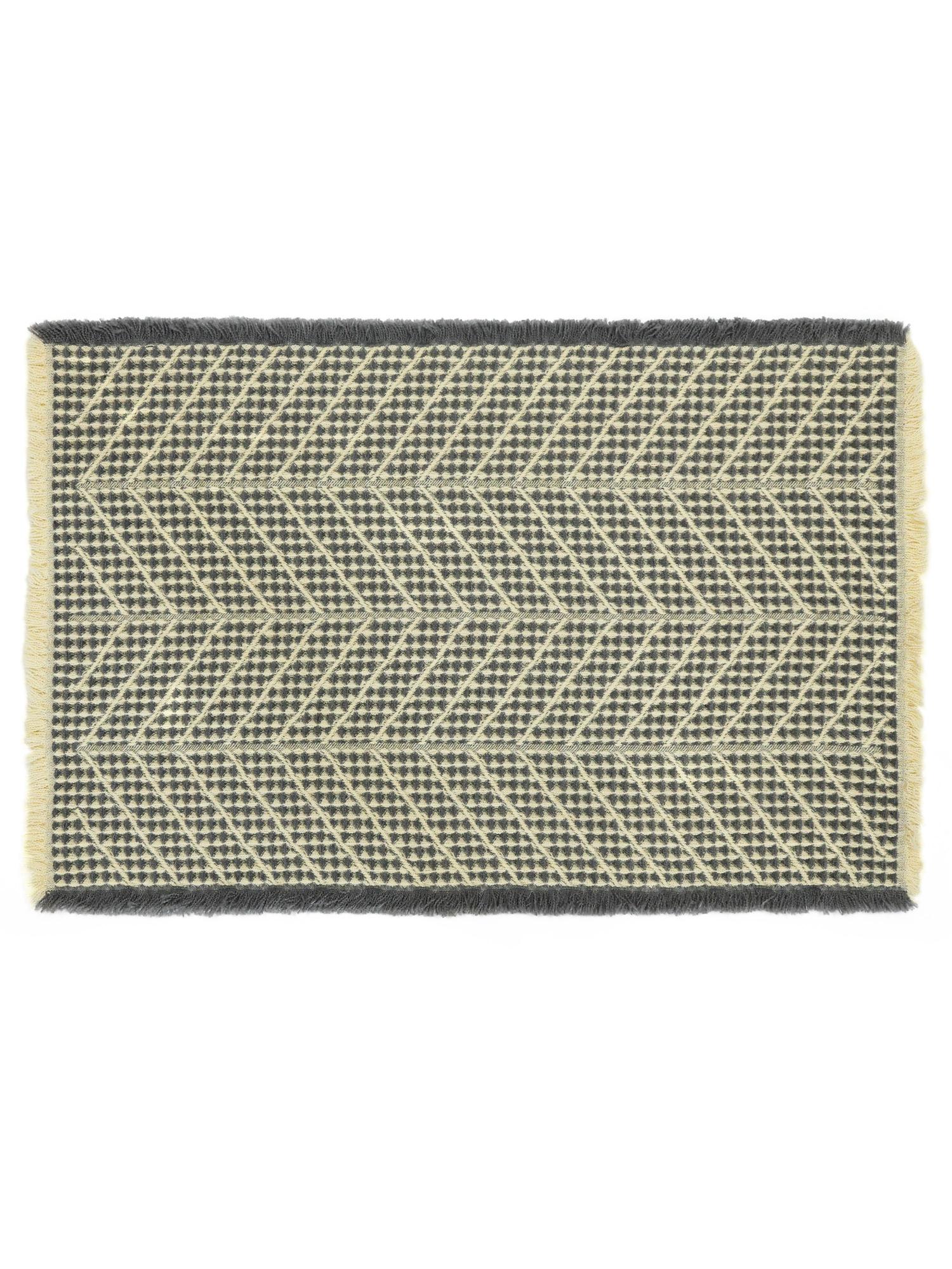 Коврик вафельный для ванной Ridberg 90x60 см (Blue zigzag) купить в интернет-магазине icover