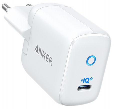 

Сетевое зарядное устройство Anker PowerPort III Mini (A2615L21) 30W USB-C EU (White)