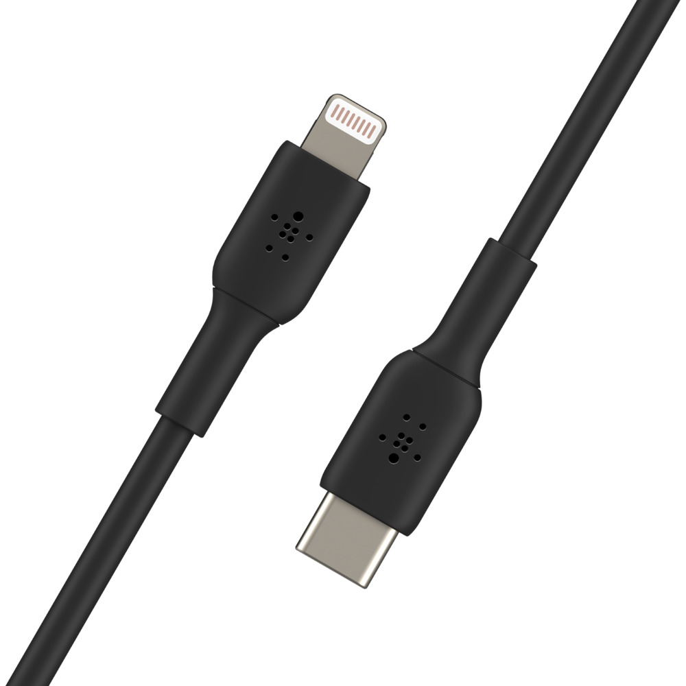 Кабель для iPhone, iPad Belkin Boost Charge USB-C/Lightning 1m CAA003bt1MBK (Black) купить в интернет-магазине icover