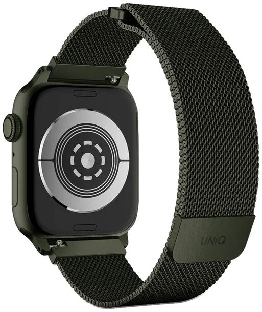 Ремешок Uniq Dante Strap Mesh Steel (45MM-DANGRN) для Apple Watch 42/44/45 mm (Green) купить в интернет-магазине icover