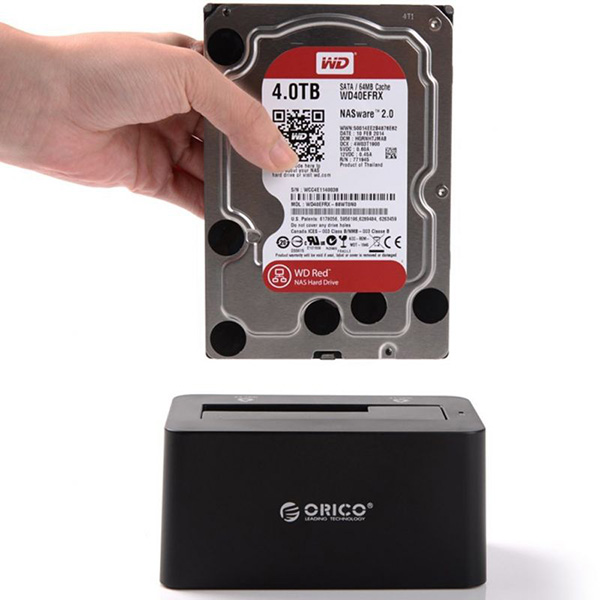Orico 6619SUS3-BK - док-станция для HDD (Black) купить в интернет-магазине icover