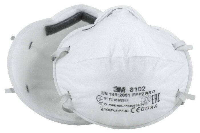Респиратор 3M 8102 FFP2 (White) купить в интернет-магазине icover