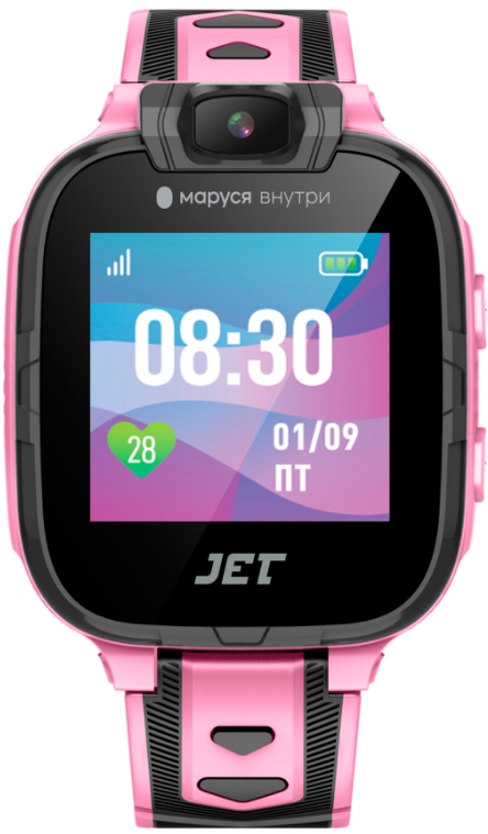 Детские умные часы Jet Kid Assistant (Grey/Pink) купить в интернет-магазине icover