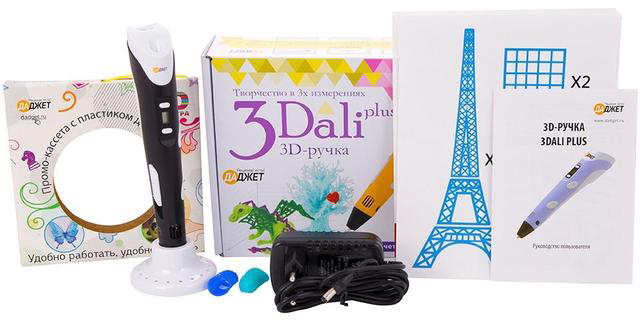 3D-ручка Даджет 3Dali Plus KIT FB0021B (Black) купить в интернет-магазине icover