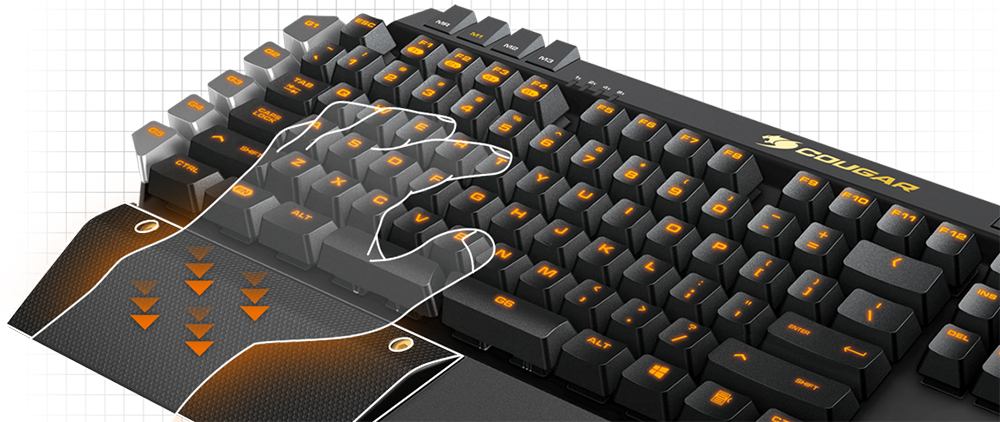 Cougar 500K - игровая клавиатура (Black) купить в интернет-магазине icover