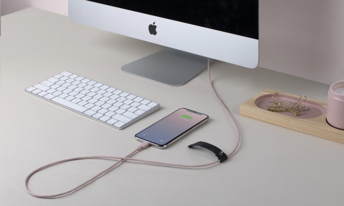 Кабель для iPod, iPhone, iPad Native Union Belt Cable (BELT-KV-L-ROSE-2) USB to Lightning 1.2m (Pink) купить в интернет-магазине icover