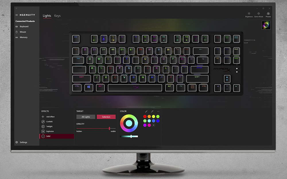 Игровая клавиатура HyperX Alloy Origins Core Blue switches USB RGB (HX-KB7BLX-RU) купить в интернет-магазине icover