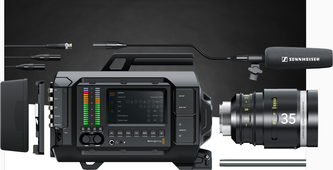 Blackmagic Design URSA PL - профессиональная цифровая кинокамера купить в интернет-магазине icover