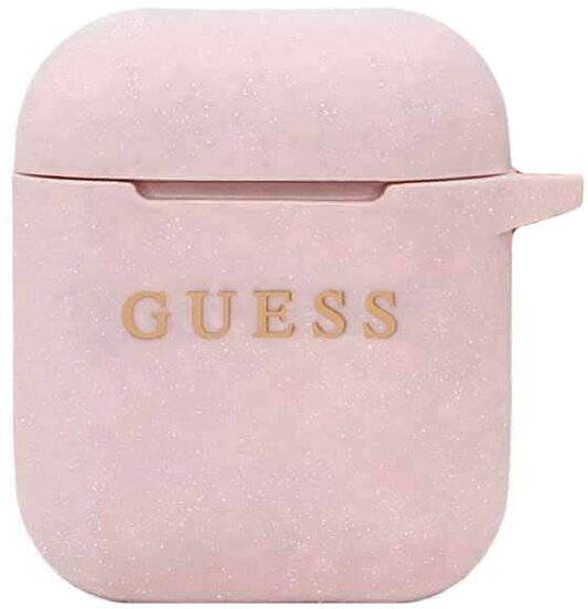 Чехол Guess CG Mobile (GUACCSILGLLP) для AirPods (Light Pink) купить в интернет-магазине icover