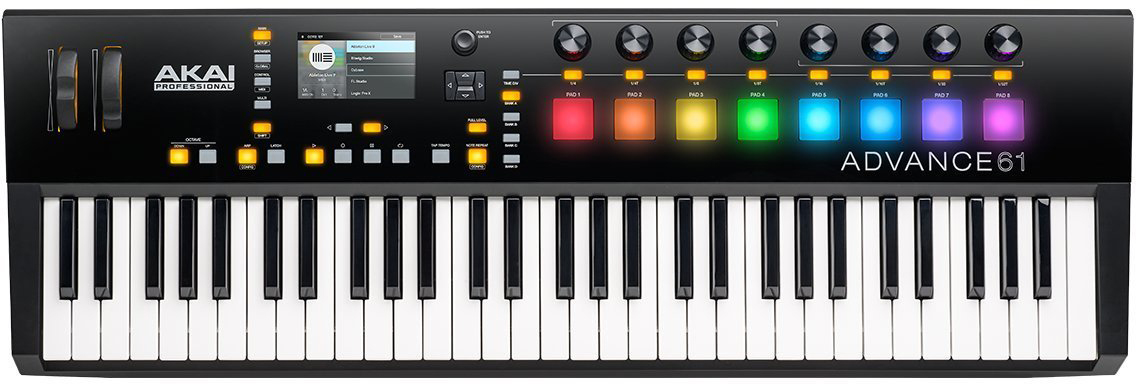 Миди-клавиатура Akai Advance 61 (Black) купить в интернет-магазине icover