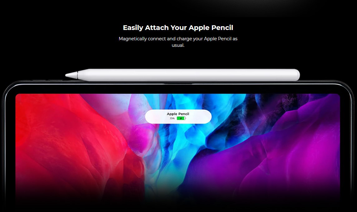 Чехол Pitaka MagEZ (KPD2002P) для iPad Pro 12.9" 2018/20 (Black) купить в интернет-магазине icover