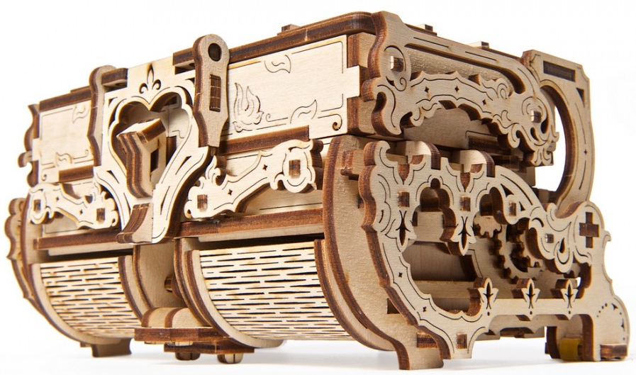 3D-пазл UGears Антикварная шкатулка (70089) купить в интернет-магазине icover