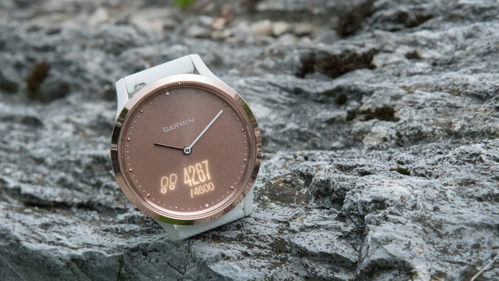 Умные часы Garmin Vivomove HR Sport S/M 010-01850-22 (Rose Gold/White) купить в интернет-магазине icover
