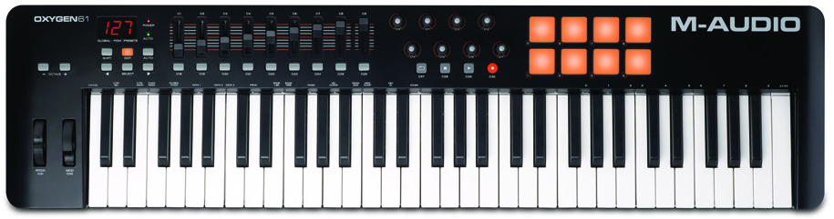 MIDI-клавиатура M-Audio Oxygen 61 Mk IV (Black) купить в интернет-магазине icover