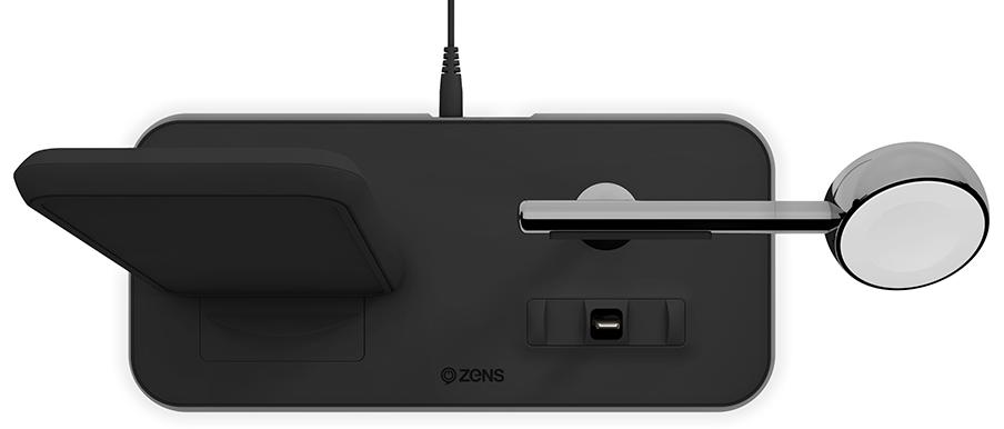 Беспроводное зарядное устройство Zens Stand+Dock+Watch Wireless Charger (Black) купить в интернет-магазине icover
