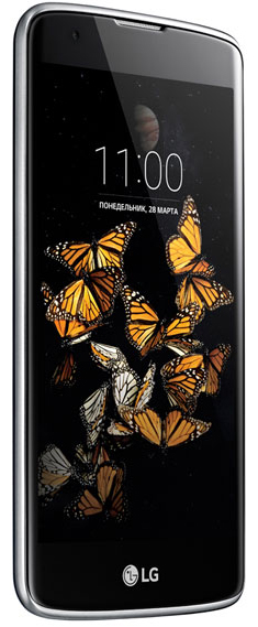 Смартфон LG K8 K350E LTE Dual Sim (Black/Blue) купить в интернет-магазине icover