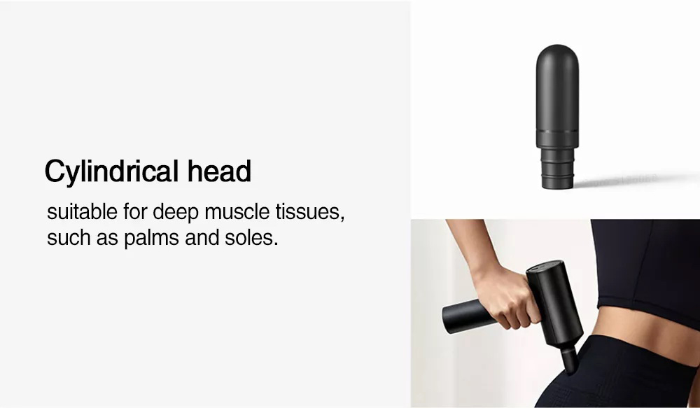 Перкуссионный массажер Xiaomi Mijia Fascia Gun MJJMQ01-ZJ (Black) купить в интернет-магазине icover